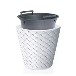Discount BLOMSTERPOTTEINDSATS - SORT 8L - PP-IWKO280 Krukker & Plantebeholdere