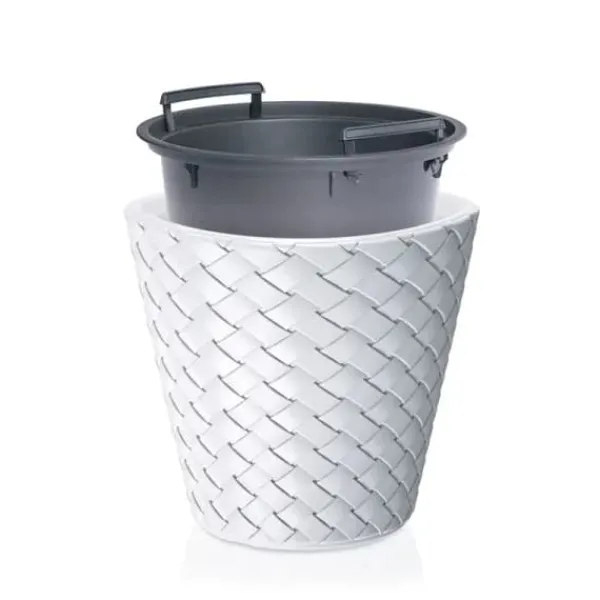 Discount BLOMSTERPOTTEINDSATS - SORT 8L - PP-IWKO280 Krukker & Plantebeholdere