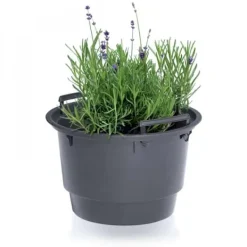 Discount BLOMSTERPOTTEINDSATS - SORT 8L - PP-IWKO280 Krukker & Plantebeholdere