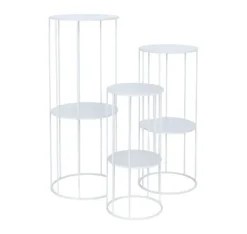 Havedekorationer^Blomsterstand DEIA STAND S D21xH45cm, varm grå