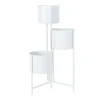 Krukker & Plantebeholdere^Blomsterstand DEIA TRIS 23x22,5xH75,5cm, varm grå