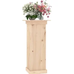 Plantestativer^Blomsterstander i massivt fyrretræ - Stilfuldt design | Størrelse: 40x40x90 cm