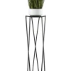 Plantestativer^Blomsterstander til planter sort 100 cm