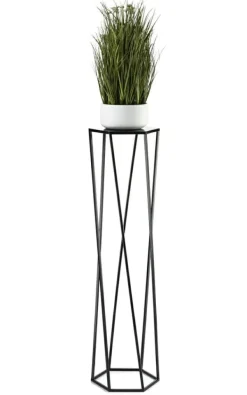 Plantestativer^Blomsterstander til planter sort 100 cm