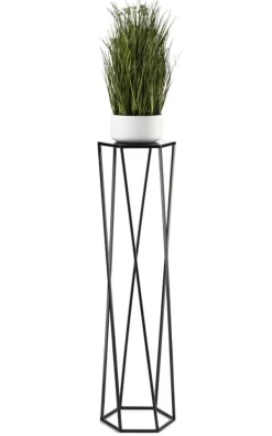 Plantestativer^Blomsterstander til planter sort 100 cm