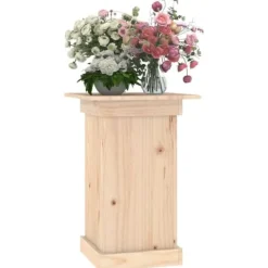 Plantestativer^Blomsterstander 40x40x60 cm massivt fyrretræ - Blomsterstativ - Blomsterstativer - Home & Living