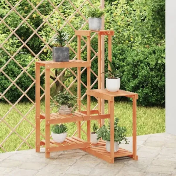 Plantestativer^Blomsterstativ i massivt fyrretræ - Plantestativ | Størrelse: 62,5x61,5x101,5 cm