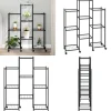 Plantestativer^Blomsterstativ med hjul 83x25x103,5 cm jern sort - Blomsterstativ - Blomsterstativer - Home & Living