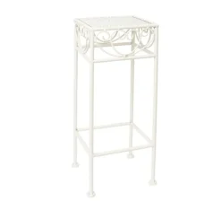 Online Blomsterstativ SANDY 18x18xH50cm, antik hvid Havedekorationer