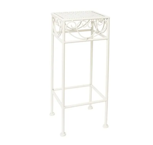 Online Blomsterstativ SANDY 18x18xH50cm, antik hvid Havedekorationer