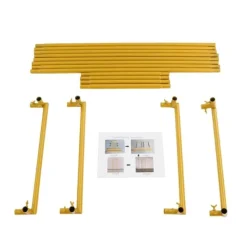 Blomsterstativ til bryllup - Metal gulv-/vasestativ - 50×50×180 cm - Str. L - Høj søjle - Guld Plantestativer