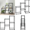 Online Blomsterstativ 83x25x80 cm jern sort - Blomsterstativ - Blomsterstativer - Home & Living Plantestativer