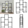Outlet Blomsterstativ 85x25x100 cm jern sort - Blomsterstativ - Blomsterstativer - Home & Living Plantestativer