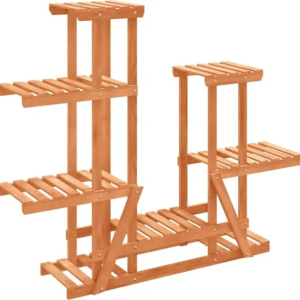 New Blomsterstativ 95x25x96 cm massivt fyrretræ - Blomsterstativ - Blomsterstativer - Home & Living Plantestativer