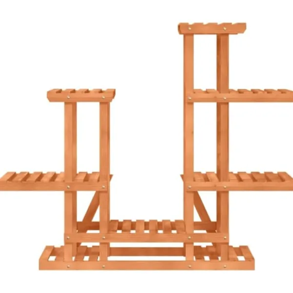New Blomsterstativ 95x25x96 cm massivt fyrretræ - Blomsterstativ - Blomsterstativer - Home & Living Plantestativer