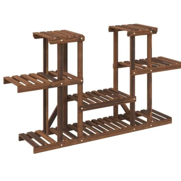 Hot Blomsterstativ 110x25x73 cm massivt fyrretræ - Blomsterstativ - Blomsterstativer - Home & Living Plantestativer