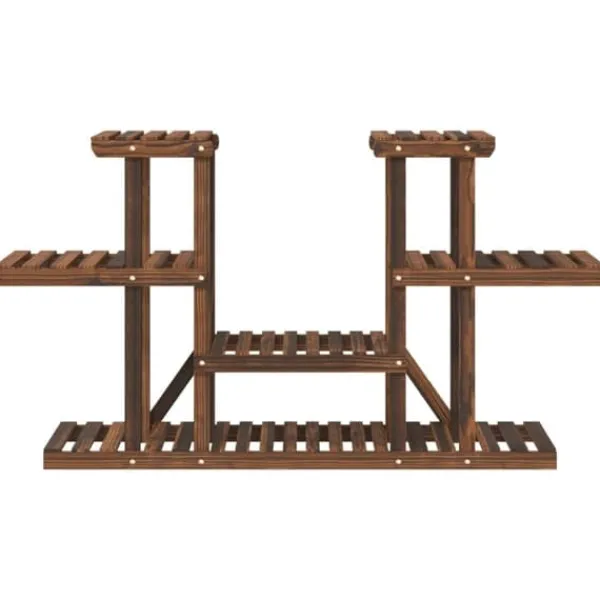 Hot Blomsterstativ 110x25x73 cm massivt fyrretræ - Blomsterstativ - Blomsterstativer - Home & Living Plantestativer