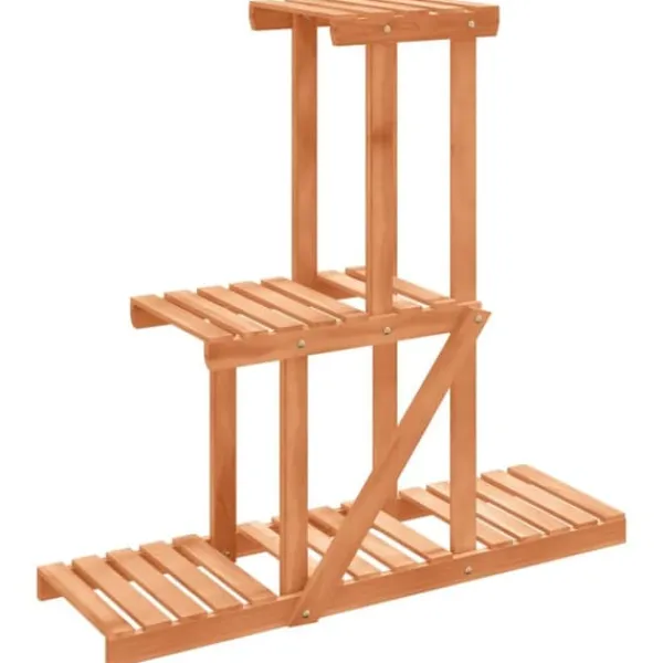 Plantestativer^Blomsterstativ 81x25x75,5 cm massivt fyrretræ - Blomsterstativ - Blomsterstativer - Home & Living