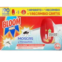 Insektmiddel & Dyreafvisende Middel^BLOOM MAX FLIES MOSQUITOES electric apt. + 2 recharges