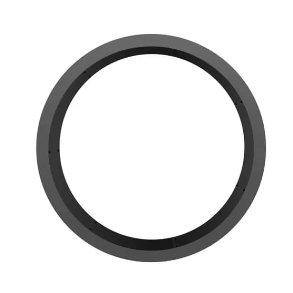 Discount Bålring 35 tommer, rund stålforing, DIY ildsted, holdbar, udendørs dekoration Tilbehør Til Brændeovne & Pejse