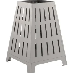 Outlet Bålsted i industrielt design - Cylindrisk ildgryde | Størrelse: 50x50x70 cm | Farve: Brun Pejse