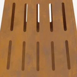 Outlet Bålsted i industrielt design - Cylindrisk ildgryde | Størrelse: 50x50x70 cm | Farve: Brun Pejse