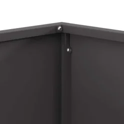 Hot Bålsted i koldvalset stål - Kvadratisk design | Farve: Sort | Størrelse: 60x60x30 cm Brændeovne