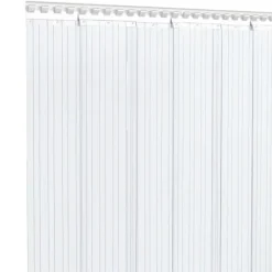 Insektmiddel & Dyreafvisende Middel^Bændelgardin 200 mm x 1,6 mm PVC - Transparent 50 m | Størrelse: 50 m | Farve: Transparent