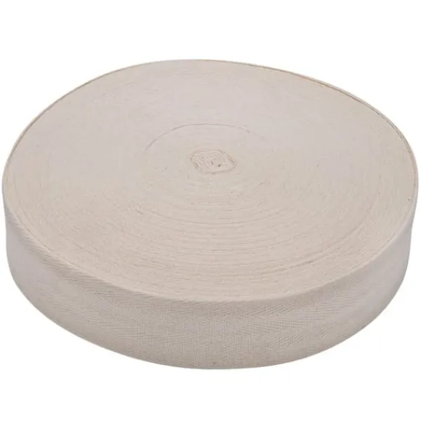 Haveduge^bomuldstræbåndsbånd til binding, podning, bonsai-haveredskab (4 cm, hvid)