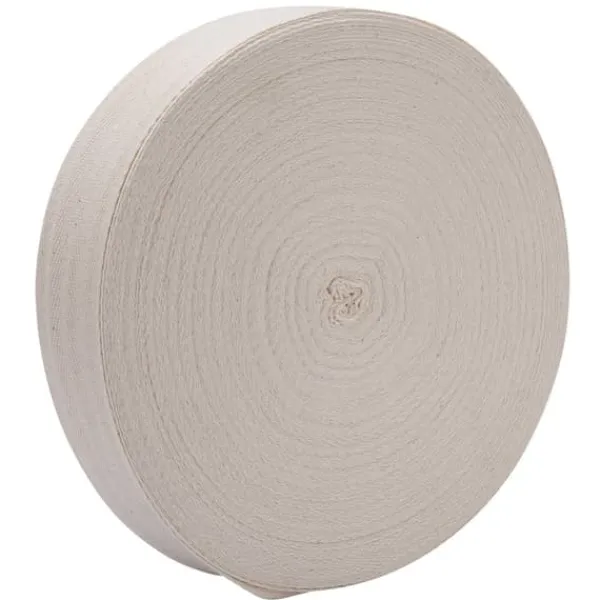 Haveduge^bomuldstræbåndsbånd til binding, podning, bonsai-haveredskab (4 cm, hvid)