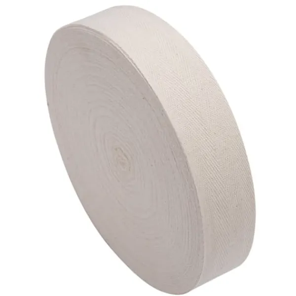 Haveduge^bomuldstræbåndsbånd til binding, podning, bonsai-haveredskab (4 cm, hvid)