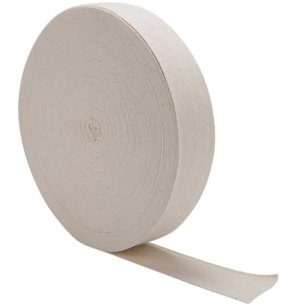 Haveduge^bomuldstræbåndsbånd til binding, podning, bonsai-haveredskab (4 cm, hvid)
