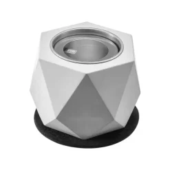 Pejse^Bordplade Fire Pit Bowl, Betonpejs til Indendørs og Udendørs Brug, Holdbar, Moderne Design, Perfekt til Patio