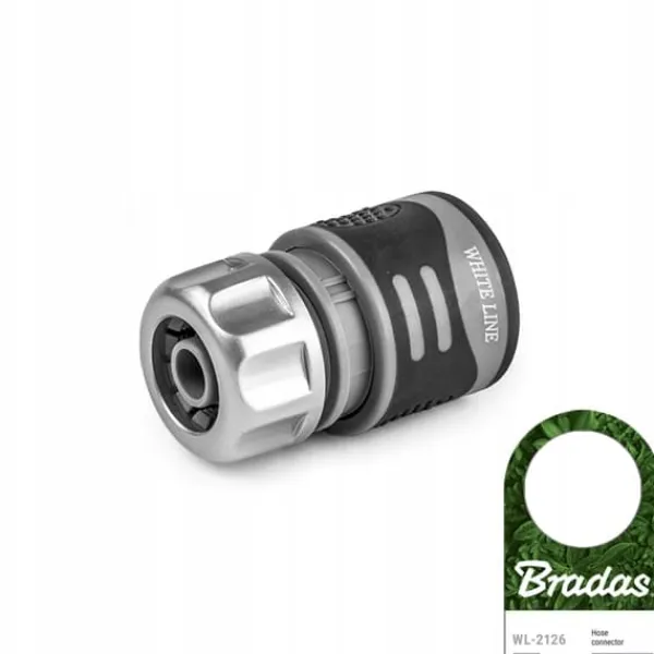 Clearance Bradas WL-2126 Hvid 1/2" Lynkobling Vanding