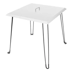 Tilbehør Til Brændeovne & Pejse^Brandbeskyttelse, Foldbart Design, Rustfrit Stål Konstruktion,Sølv