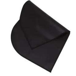 Brandtæppe^Brandsikkert halvrundt tæppe i glasfiber - dobbeltlag, skridsikkert, gulvbeskyttelse - 19,7 x 31,5