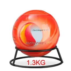 Brandslukkere^Brandslukkerbold, Letvægts 1,3 kg, Automatisk aktivering ved 70°C, Højlydt 150 dB alarm