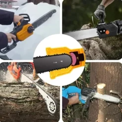 Havemaskiner^Bærbar kædesliber til motorsave – Universelt slibeværktøj, effektiv kædeslibning