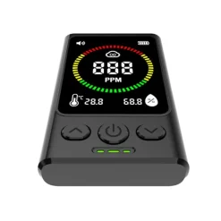 Best Bærbar kuliltealarm med elektrokemisk sensor til hjemmet, køkkenet og kontoret Røg- & Kulmonoxiddetektorer