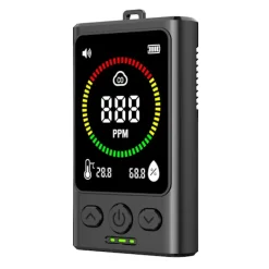 Best Bærbar kuliltealarm med elektrokemisk sensor til hjemmet, køkkenet og kontoret Røg- & Kulmonoxiddetektorer