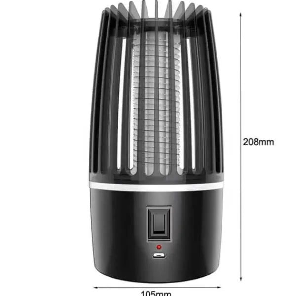 Outlet Bærbar myggelampe med UV-A-LED 60m2 Insektmiddel & Dyreafvisende Middel