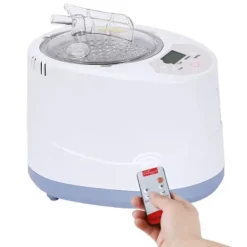 Sauna^Bærbar sauna-damper - Dampgenerator - 3 L Kapacitet - 1000 W - Fjernbetjening - ABS/PP & Rustfrit Stål - Til Hjemmespa & Detox