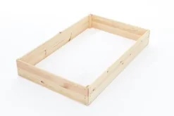 Viking Choice Plantningsbænke^Bæredygtig Træhøjbed 140x80x18 cm - Perfekt til Byhaver og Begyndere