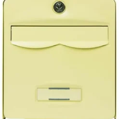Postkasser & Brevindkast^Brevkasse Beige Galvaniseret stål