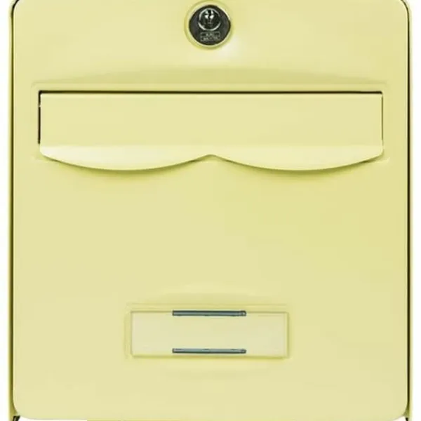Postkasser & Brevindkast^Brevkasse Beige Galvaniseret stål