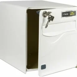 Postkasser & Brevindkast^Brevkasse Burg-Wachter 36,5 x 28 x 31 cm Hvid Plastik