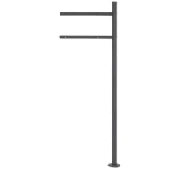 Online Brevlåda 37x36,5x11 cm antracit/svart marmorlook stål ML design Postkasser & Brevindkast