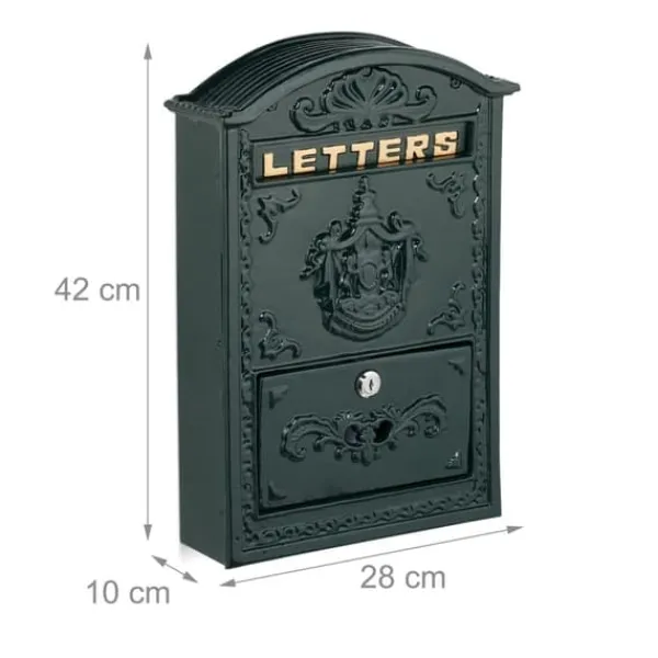 Postkasser & Brevindkast^Brevsprække, Vintage, 42x28x10 cm