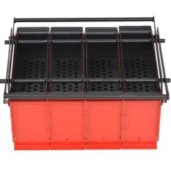 Tilbehør Til Brændeovne & Pejse^Briketpresser til papir 38x31x18 cm sort og rød - Briketpresser - Briketpresser - Home & Living