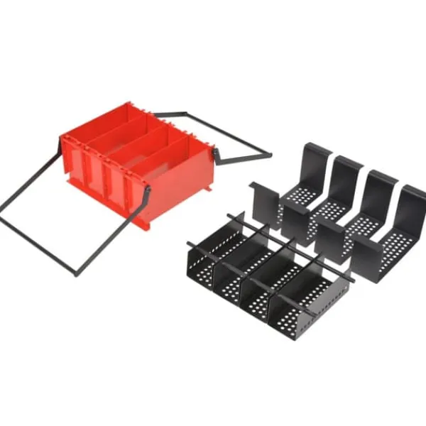 Tilbehør Til Brændeovne & Pejse^Briketpresser til papir 38x31x18 cm sort og rød - Briketpresser - Briketpresser - Home & Living